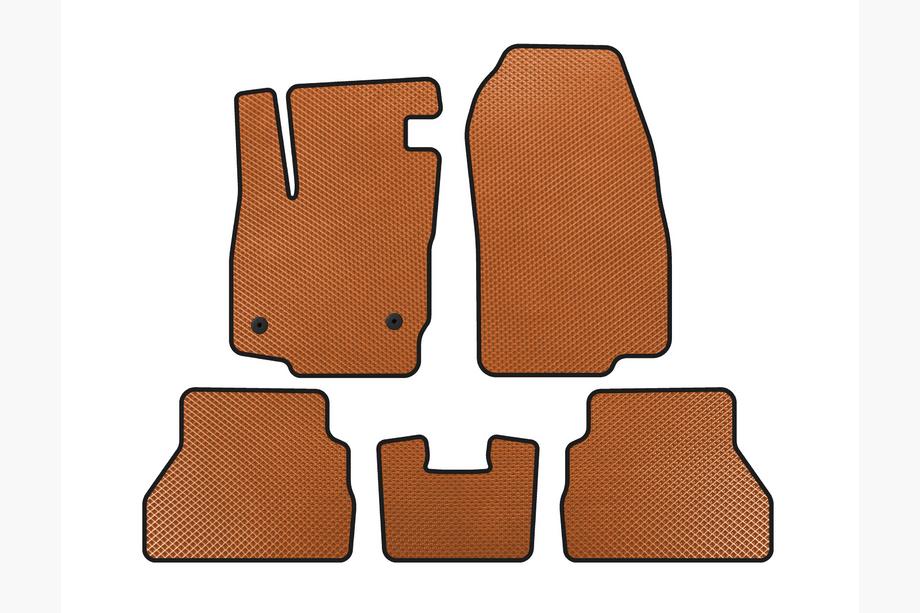 Ford B-Max 2012-2017 EVA Floor Mats (Orange) Image