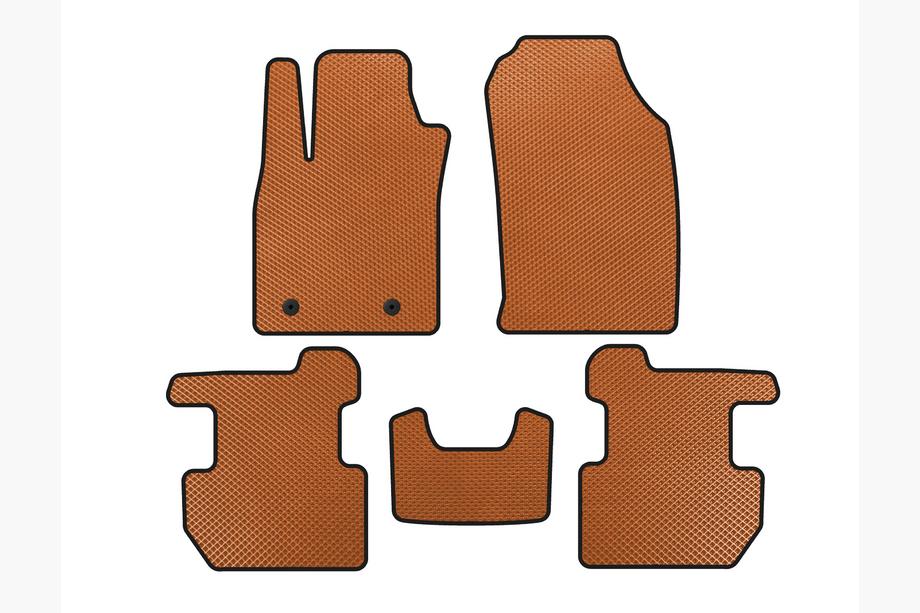 Ford Ecosport 2013-2022 EVA Floor Mats (2018-2022, Orange) Photo 1