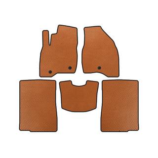 EVA Floor Mats (2015-2017, 2 Rows, 7-Seater, Orange)