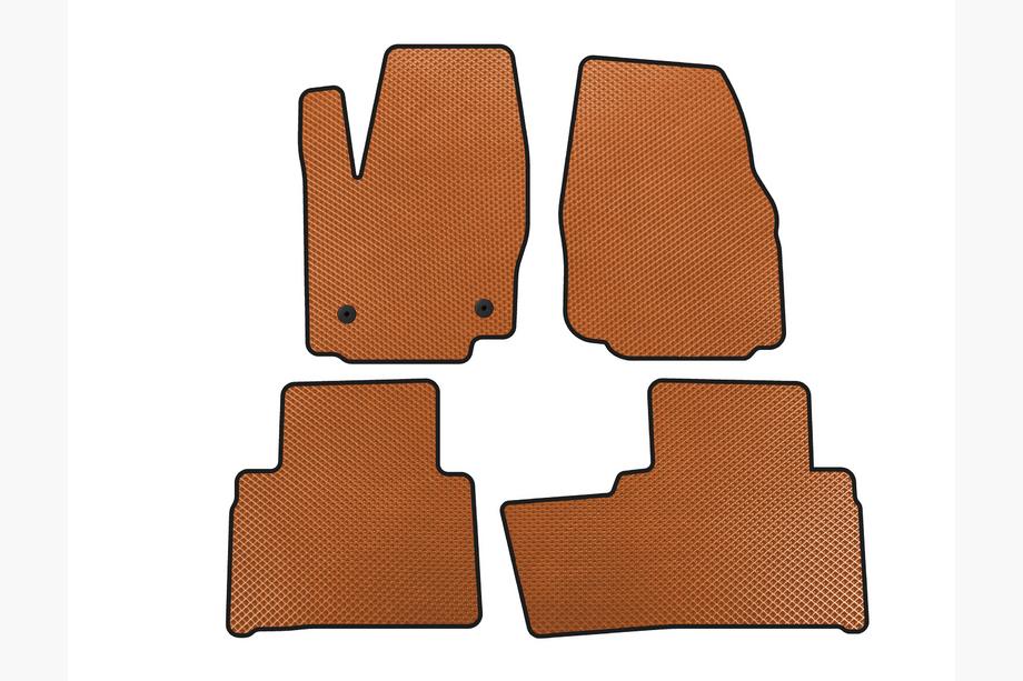 Ford Galaxy 2007-2015 EVA Floor Mats (2 Rows, Orange) Photo 1