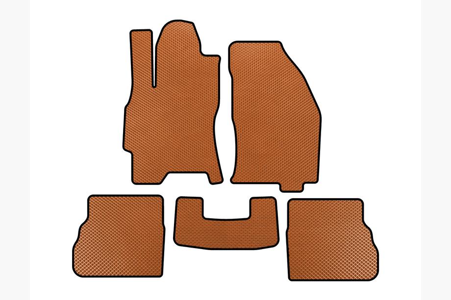 Ford Mondeo 1996-2001 EVA Floor Mats (SD, Orange) Photo 1