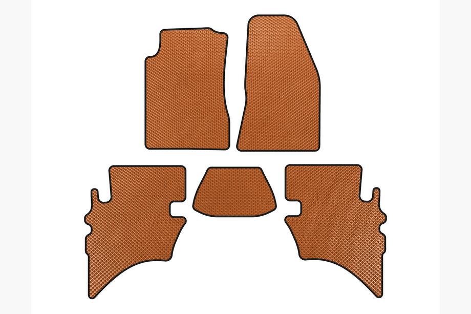 Ford Ranger 2002-2006 EVA Floor Mats (Orange) Photo 1