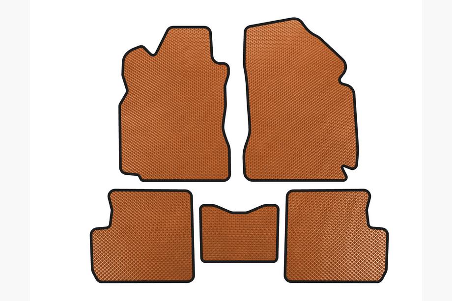 GreatWall Haval M4 2012-2021 EVA Floor Mats (Orange) Image