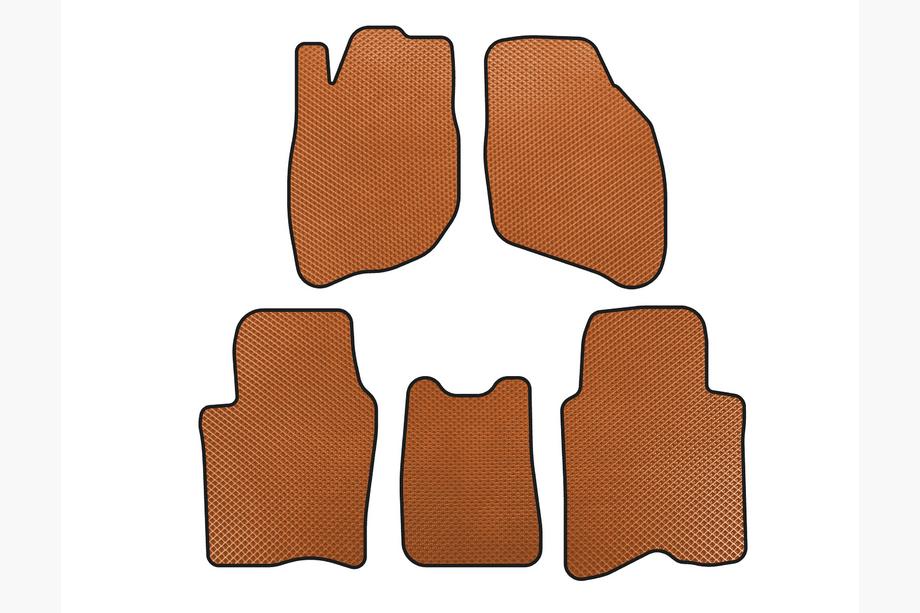 Honda City 2002-2008 EVA Floor Mats (SD, Orange) Photo 1