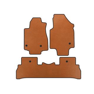 EVA Floor Mats (2008-2012, 7-Seater, Orange)