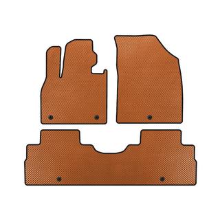 EVA Floor Mats (2 Rows, 8-Seater, Orange) Hyundai Palisade 2018-2025