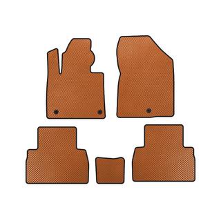 EVA Floor Mats (2018-2020, Orange) Hyundai Santa Fe 4 2018-2023