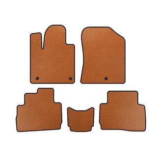 EVA Floor Mats (2020-2023, Orange) Hyundai Santa Fe 4 2018-2023