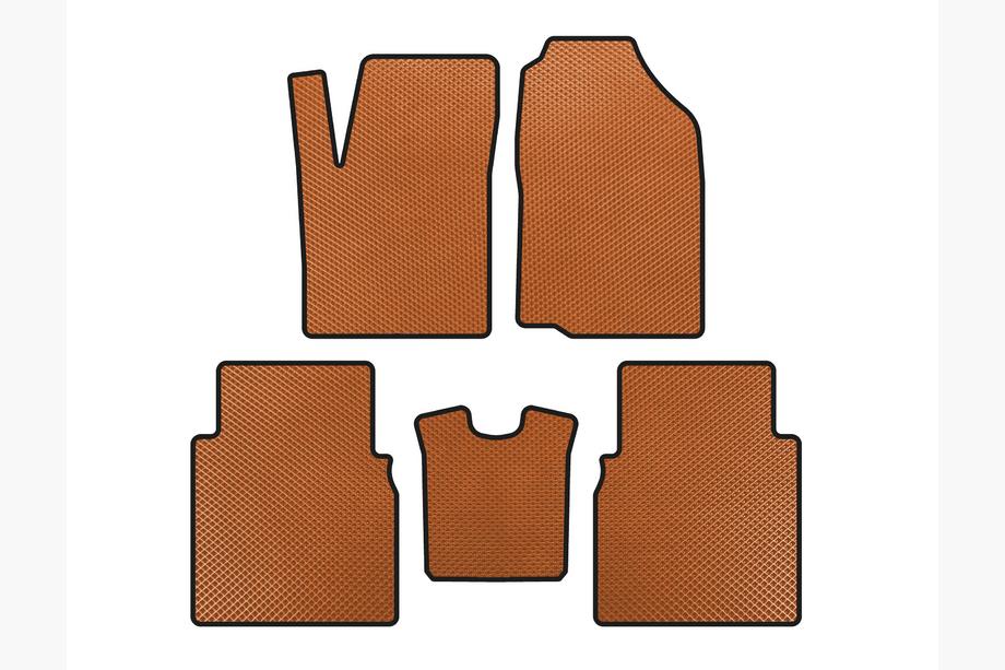 JAC J6 2011-2019 EVA Floor Mats (Orange) Image