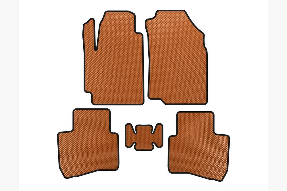 JAC S2 2014-2020 EVA Floor Mats (Orange) Image
