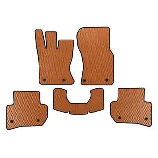 EVA Floor Mats (Orange) Jaguar F-PACE 2016-