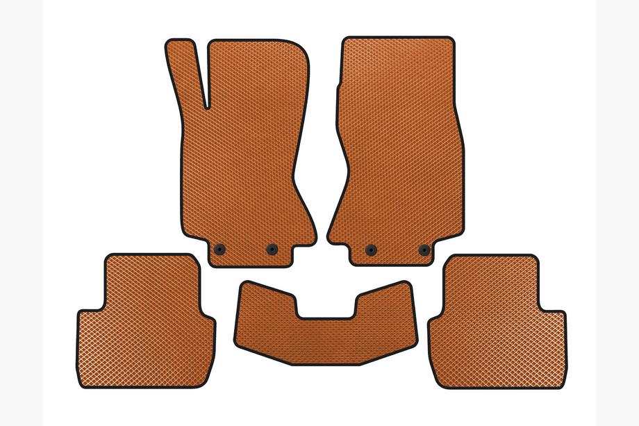 Jaguar S-Type 1999-2008 EVA Floor Mats (Orange) Photo 1