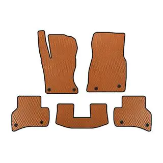 EVA Floor Mats (2015-2019, SD, Orange) Jaguar XE 2016-