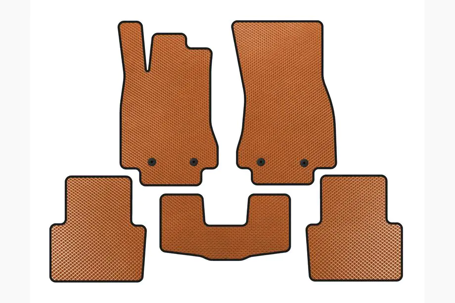 Jaguar XF 2009-2016 EVA Floor Mats (Orange) Photo 1