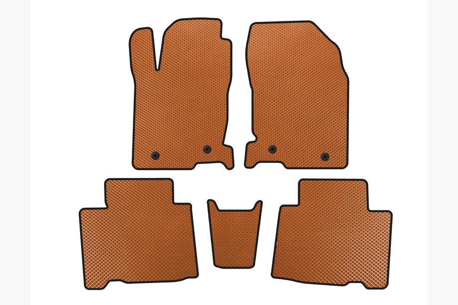 Lexus NX 2014-2021 EVA Floor Mats (Orange) Photo 1