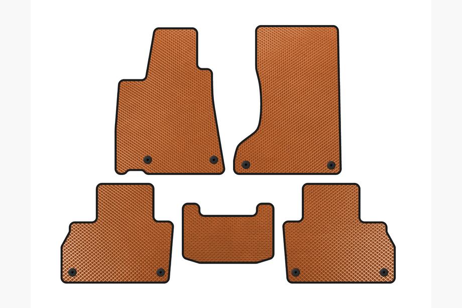 Maserati Levante 2016- EVA Floor Mats (Orange) Image