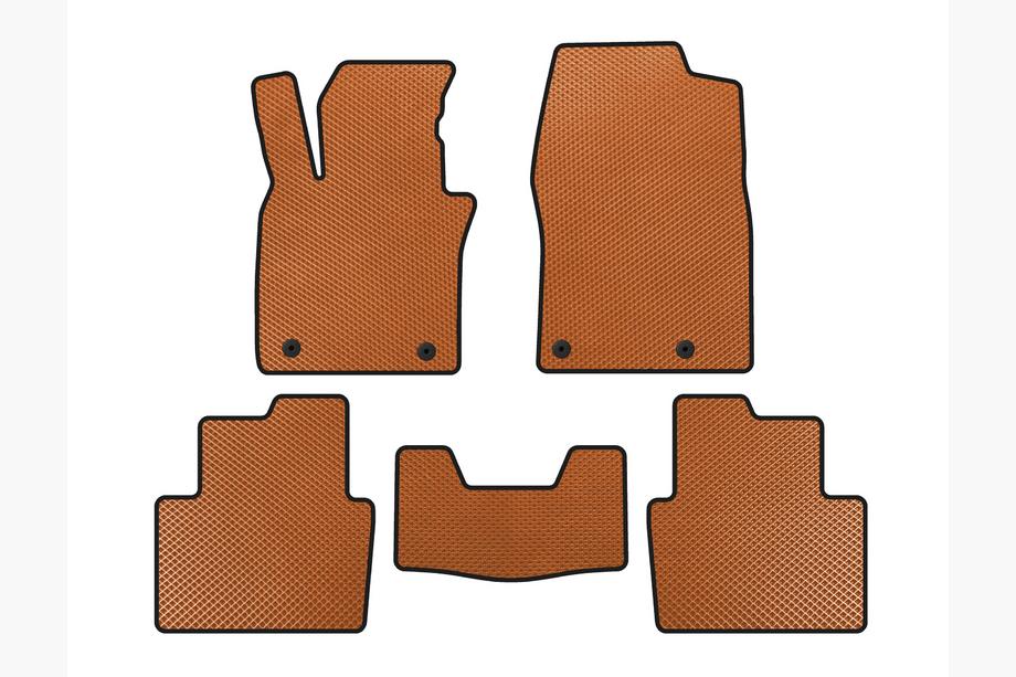 Mazda CX-30 2019- EVA Floor Mats (Orange) Image
