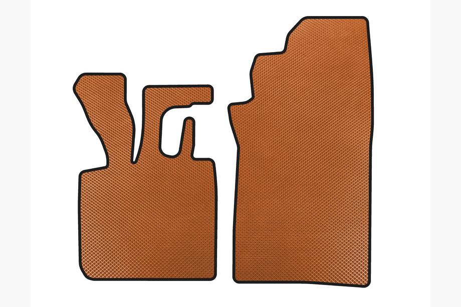 Smart 1998-2007 EVA Floor Mats (1998-2003, Convertible, Orange) Photo 1