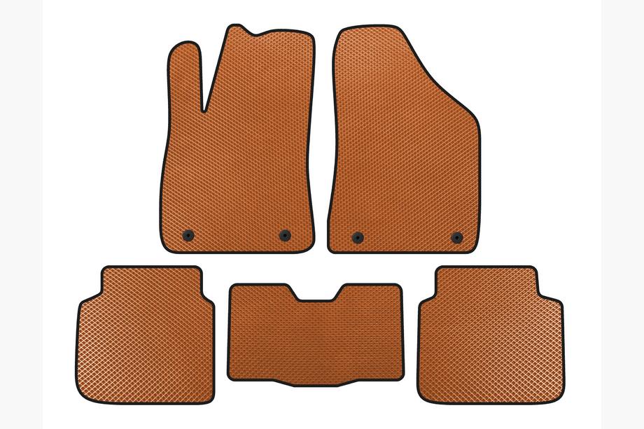 MG 350 2010-2016 EVA Floor Mats (Orange) Image