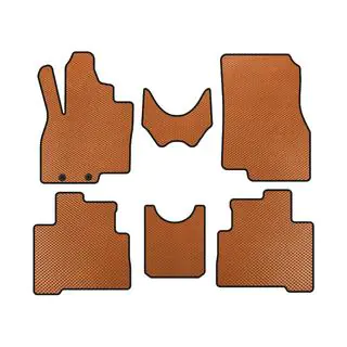 EVA Floor Mats (2 Rows, Orange)