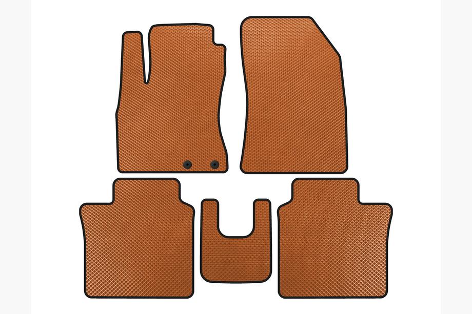 Nissan Note 2012-2020 EVA Floor Mats (HB, Orange) Photo 1