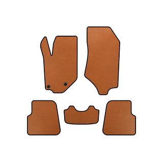 EVA Floor Mats (Hatchback, 5-Door, Orange) Opel Corsa F 2019-