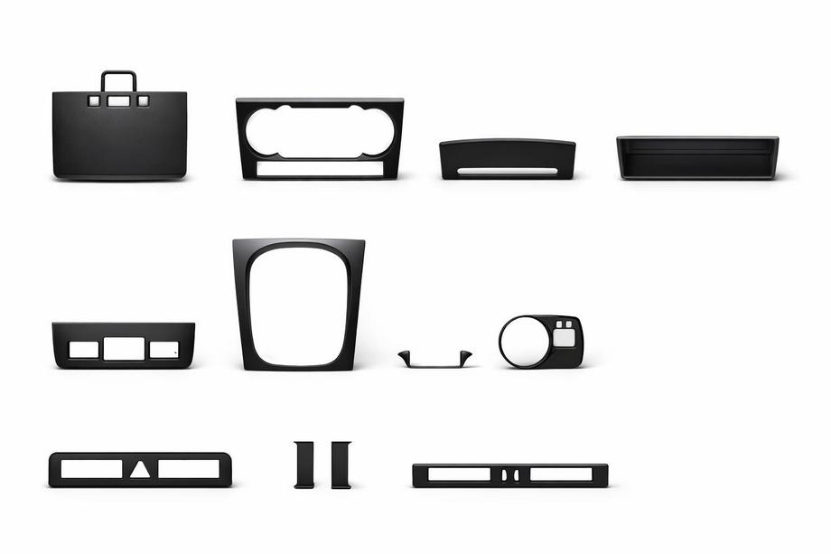 Audi A3 2003-2012 Decorative Interior Trim Covers (Hartman) Aluminum Image