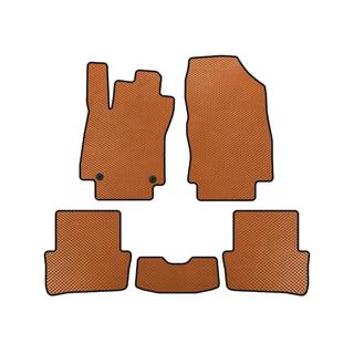 EVA Floor Mats (2012-2016, HB, 5-Door, Orange)