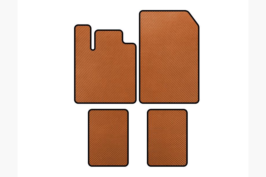 Renault Twingo 2007-2014 EVA Floor Mats (Orange) Image