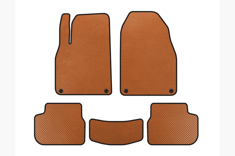 Saab 9-3 2002-2014 EVA Floor Mats (Orange) Image