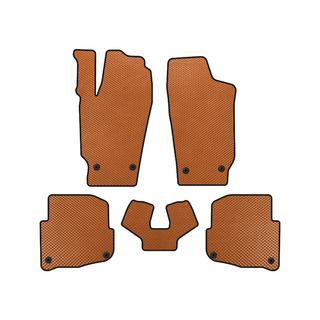 EVA Floor Mats (SD, Orange) Skoda Fabia 2000-2007