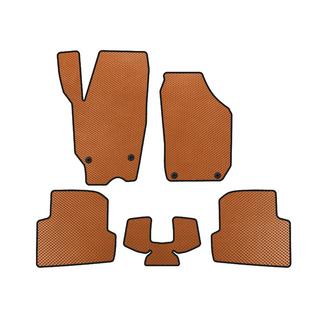 EVA Floor Mats (2010-2014, SW, Orange) Skoda Fabia 2007-2014