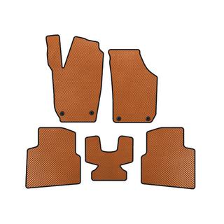 EVA Floor Mats (Orange) Skoda Roomster 2006-2015
