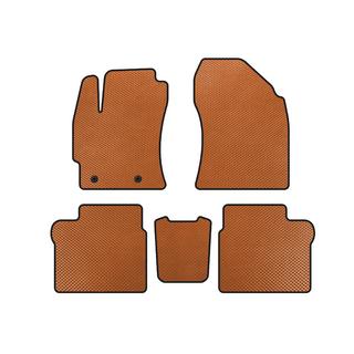 EVA Floor Mats (2016-2019, SD, Orange) Toyota Corolla 2013-2019