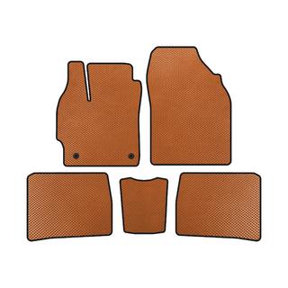 EVA Floor Mats (LB, Orange) Toyota Prius 2009-2015