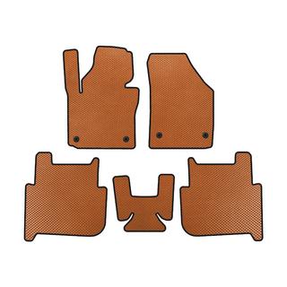 EVA Floor Mats (2 Rows, 2006-2010, 7-Seater, Orange) Volkswagen Touran 2003-2010