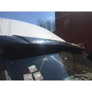 Windshield visor (black gloss, 5mm) photo 4