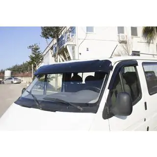 Windshield visor (black gloss, 5mm) photo 3