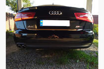 Audi A6 C7 2011-2017 Trunk trim stainless steel Carmos - Turkish Stainless Steel photo 3