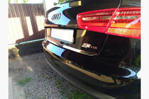 Audi A6 C7 2011-2017 Trunk trim stainless steel Carmos - Turkish Stainless Steel photo 2