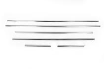 BMW X5 E70 2007-2013 Window Lower Trim Stainless Steel (6 pcs) Carmos - Turkish Stainless Steel photo 3