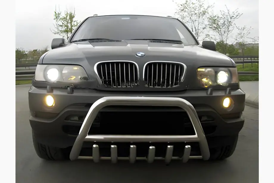 BMW X5 E53 1999–2006 Bull Bar WT003 (Stainless Steel) Photo 3