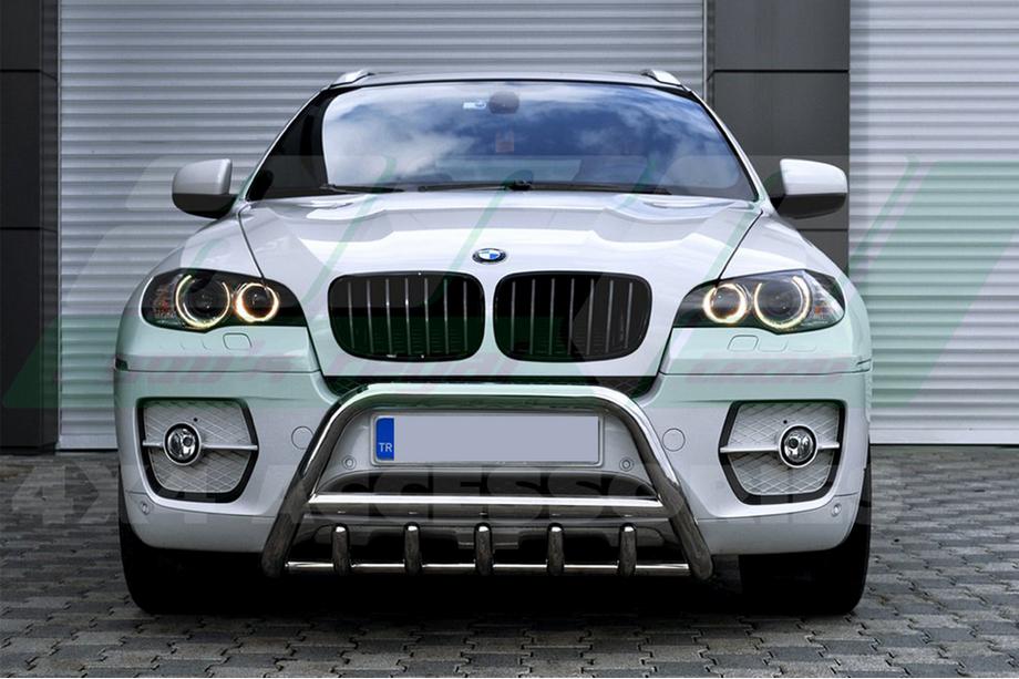 BMW X5 E70 2007-2013 Bull Bar WT003 (Stainless Steel) Image