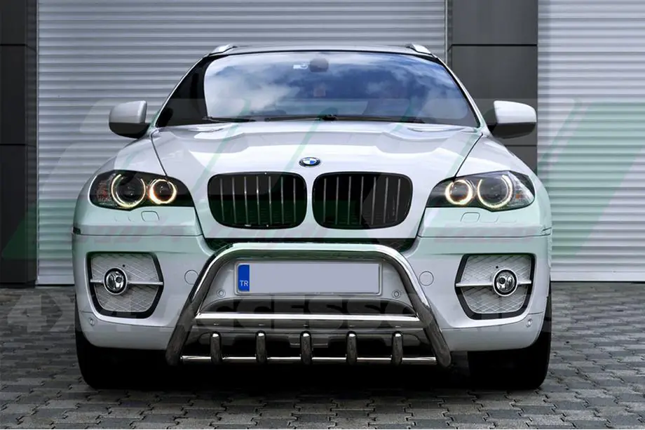 BMW X5 E70 2007-2013 Bull Bar WT003 (Stainless Steel) Image