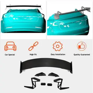 Rear Spoiler V6 (2017-2023, Carbon) photo 2
