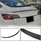 Tesla Model 3 2017- V8 Rear Spoiler (2017-2023, Carbon) photo 1