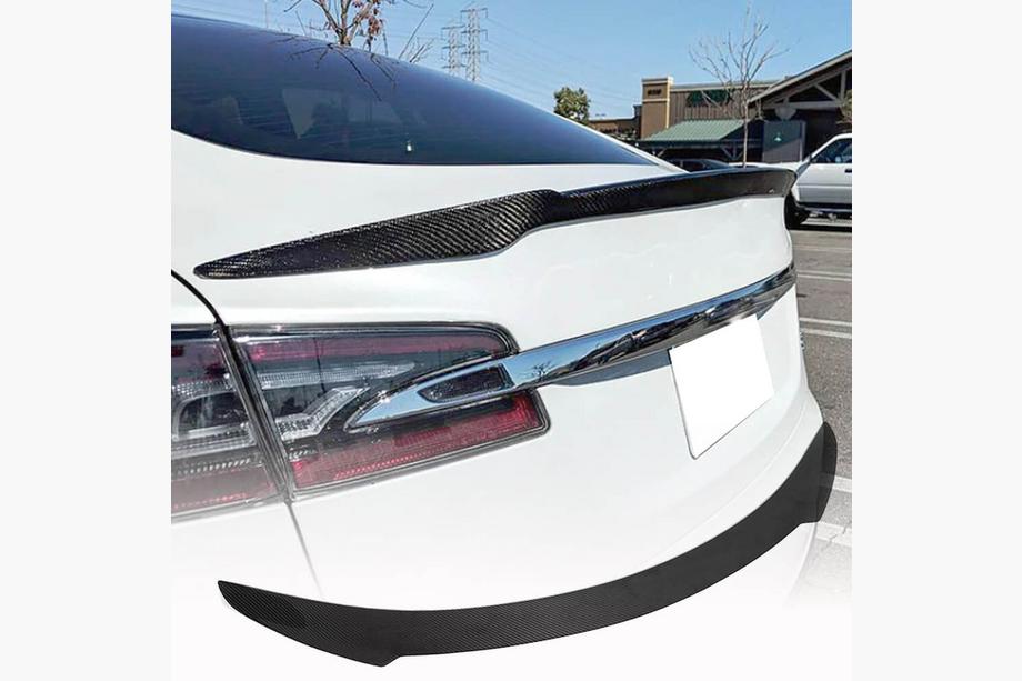 Tesla Model S 2012– V5 Spoiler (Carbon, Gloss) Image