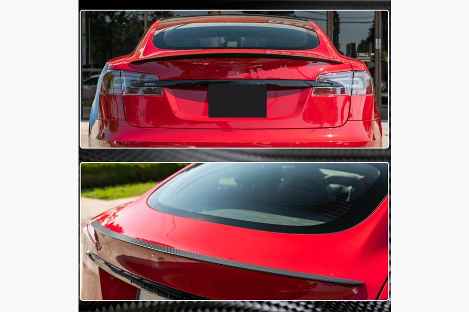 Tesla Model S 2012– Spoiler V2 (Carbon) Photo 2