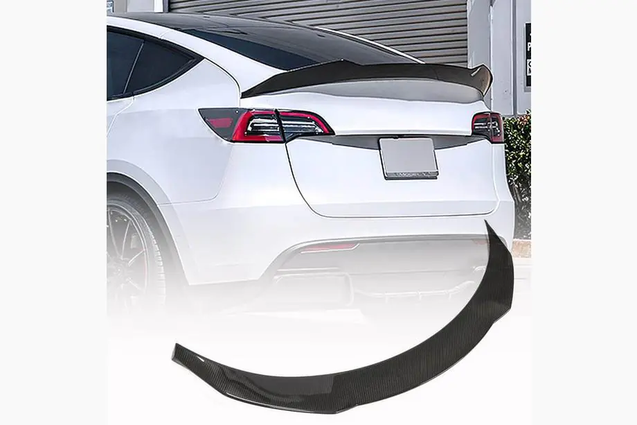 Tesla Model Y 2020- Spoiler V4 (2020-2025, Carbon) Photo 1
