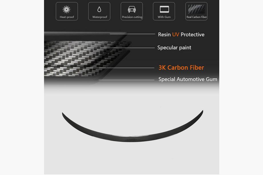 Tesla Model Y 2020- Dry Carbon Spoiler V8 (2020-2023) Photo 6